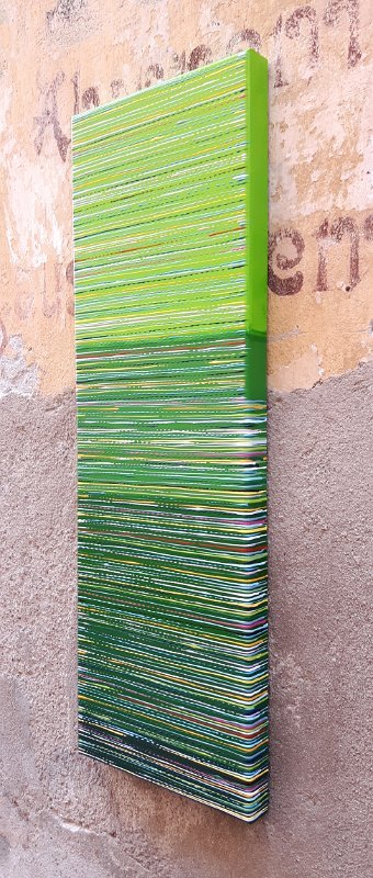 coloured lines 10 2016 90x30 Acryl-Lack auf LW, € 750 SOLD